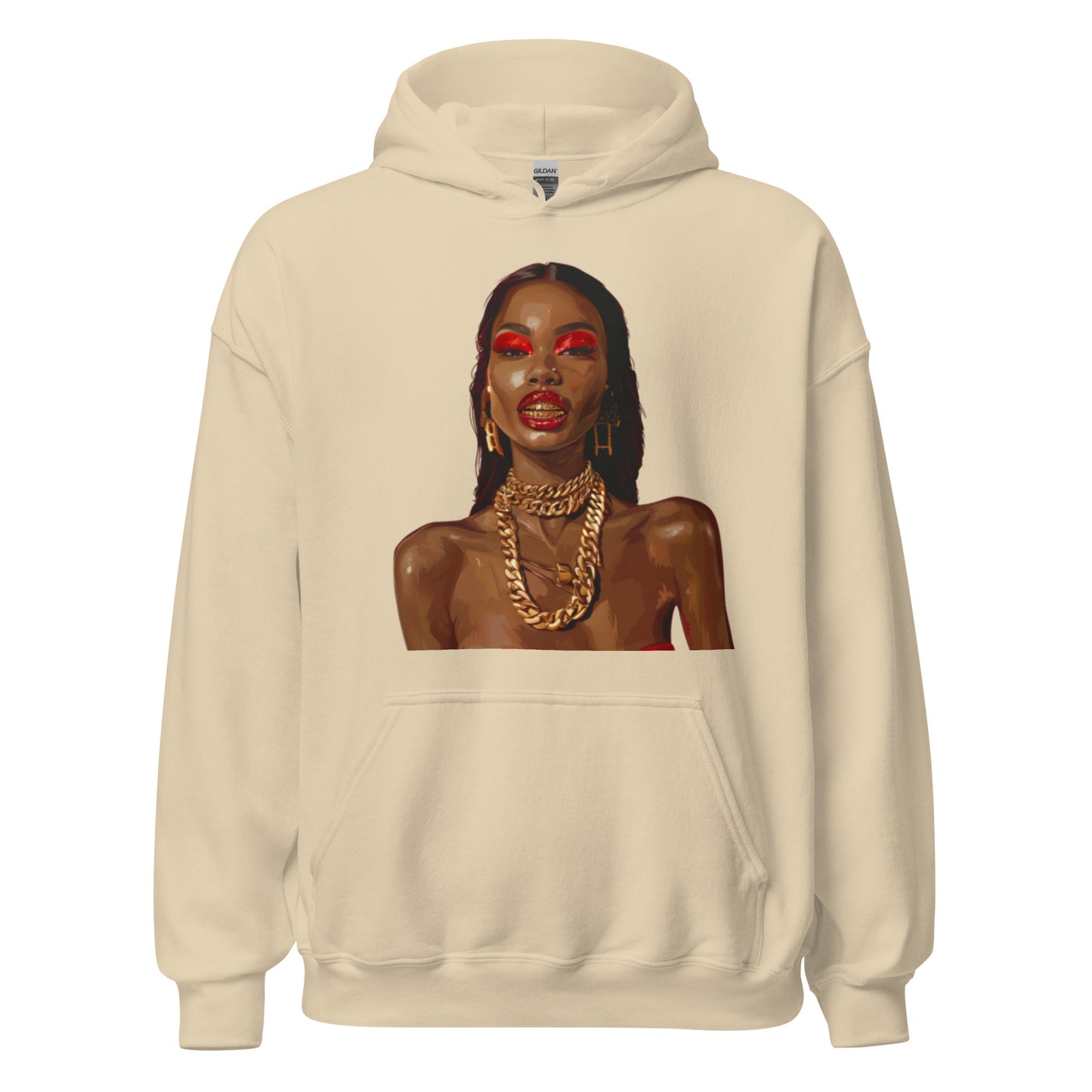 Grill Girl Hoodie - Beige