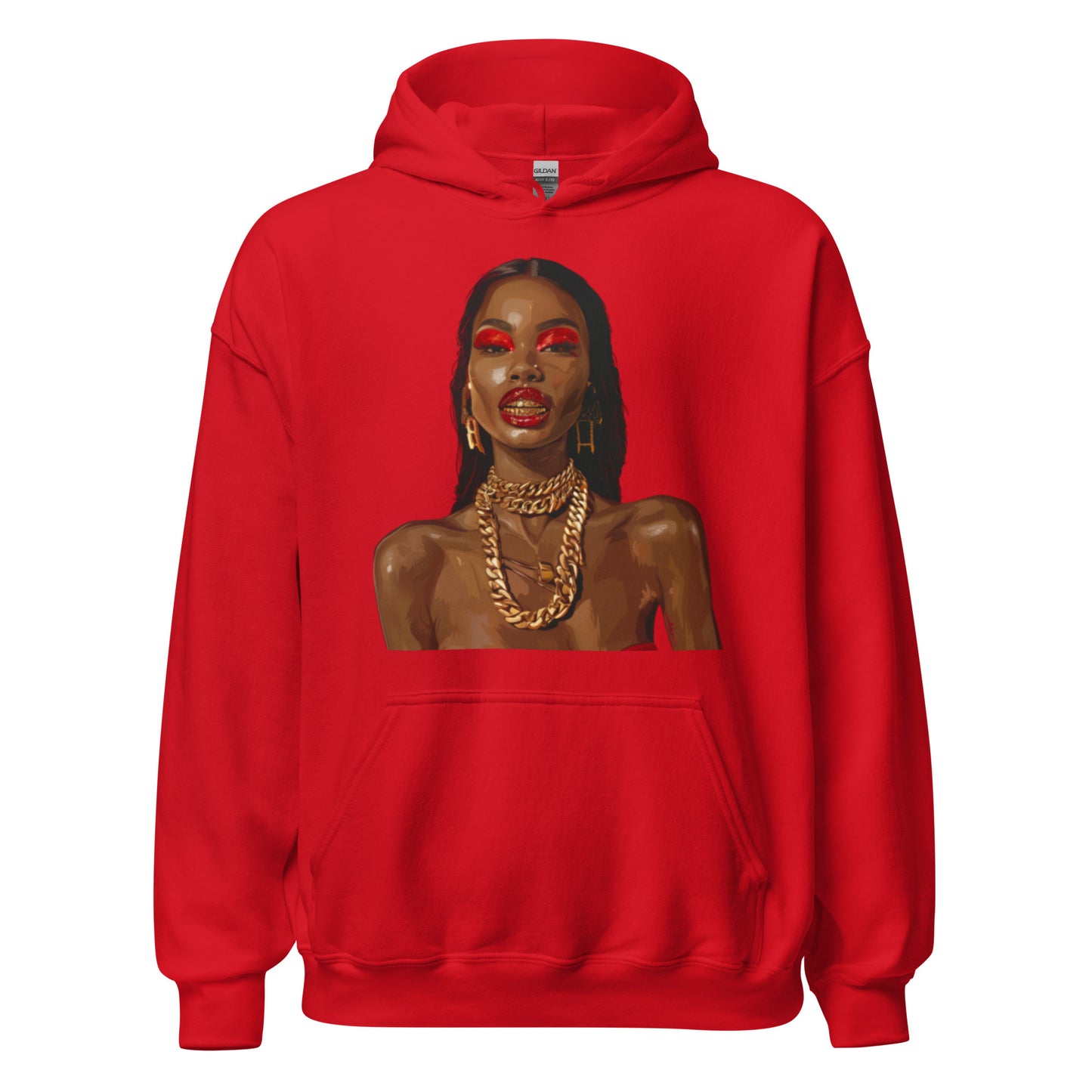 Grill Girl Hoodie - Red