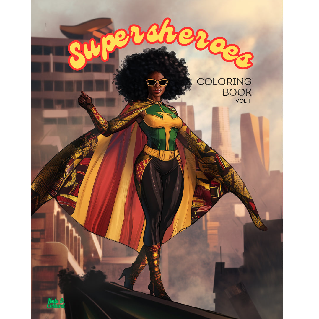 Supersheroes Coloring Book Vol.1 (Digital Instant Download)